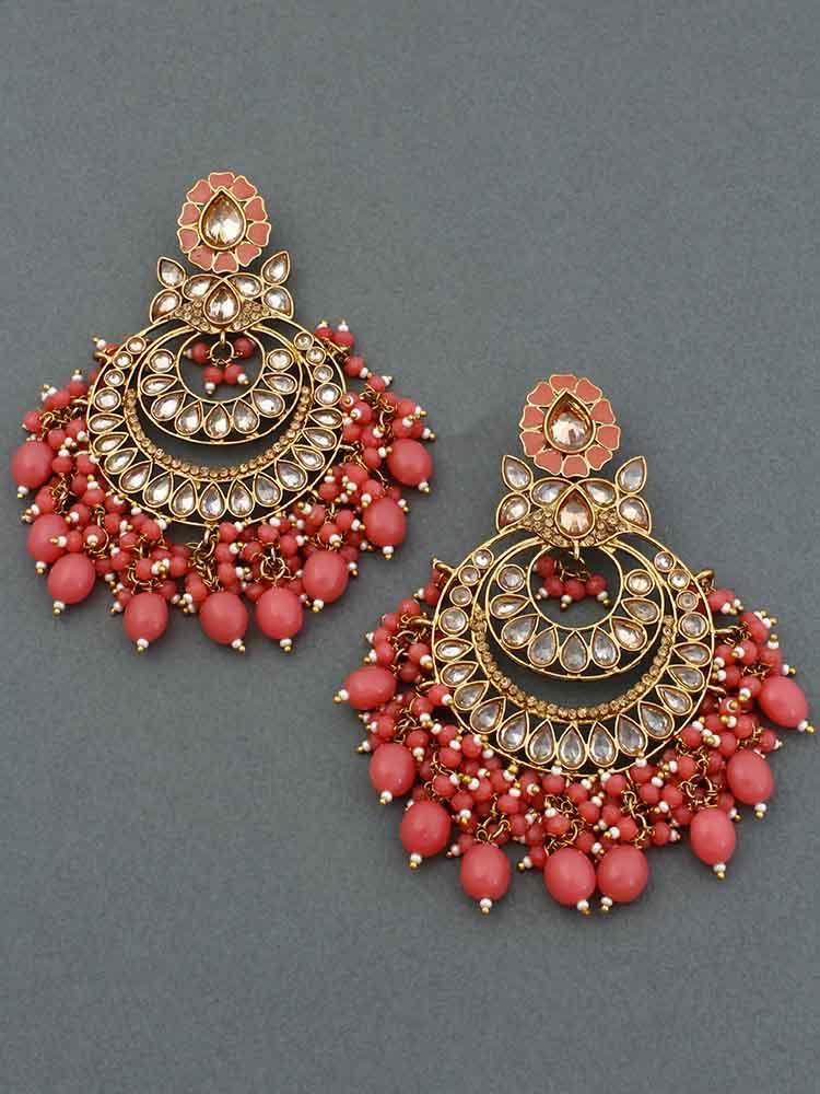 Coral Jivika Chandbalis - Bling Bag