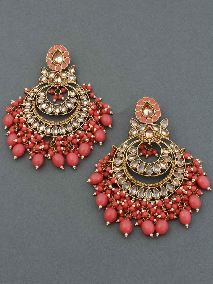 Coral Jivika Chandbalis - Bling Bag