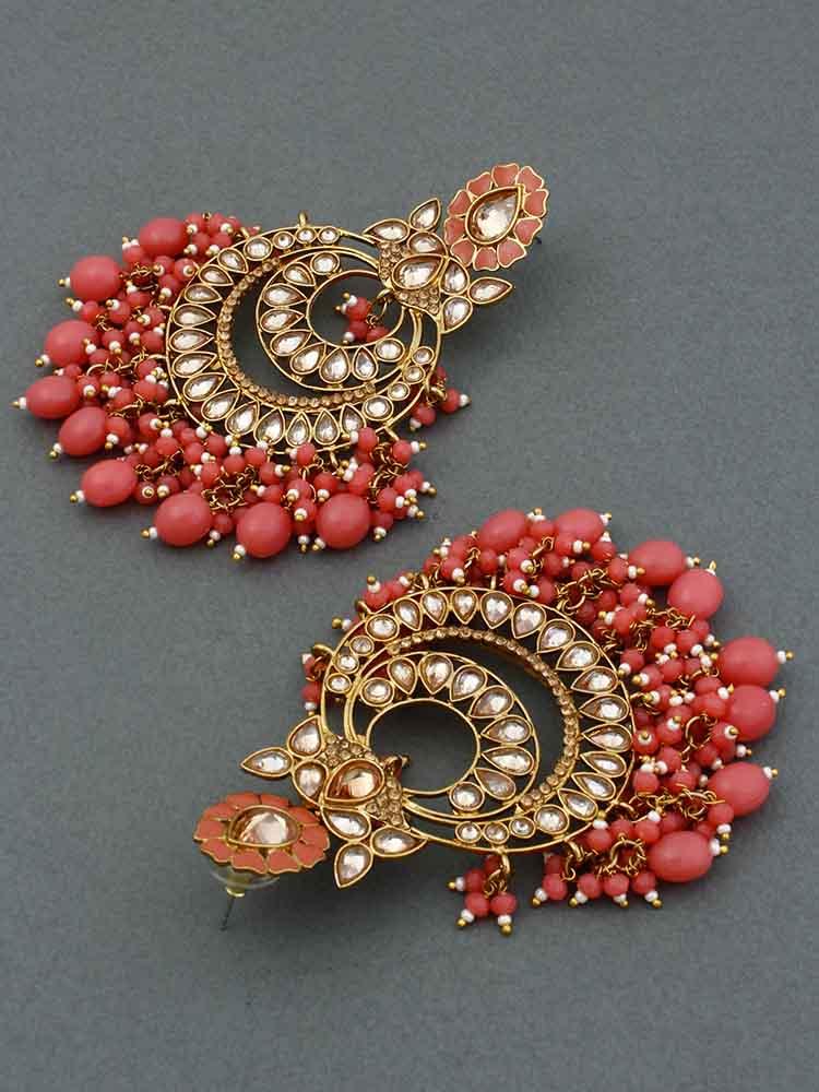 Coral Jivika Chandbalis - Bling Bag