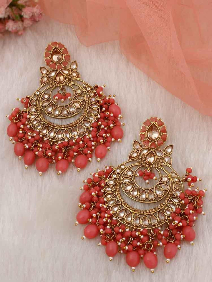 Coral Jivika Chandbalis - Bling Bag