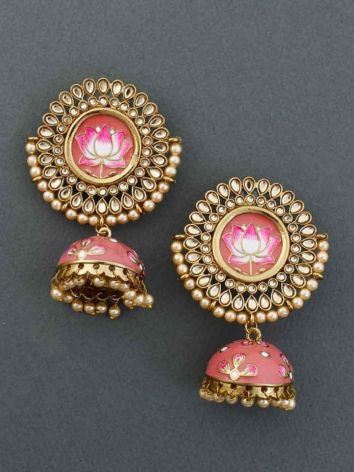 Coral Avanti Jhumkis - Bling Bag