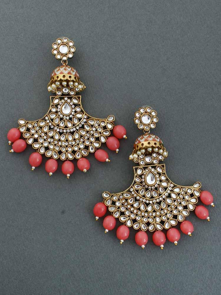 Coral Hamsini Chandbalis - Bling Bag