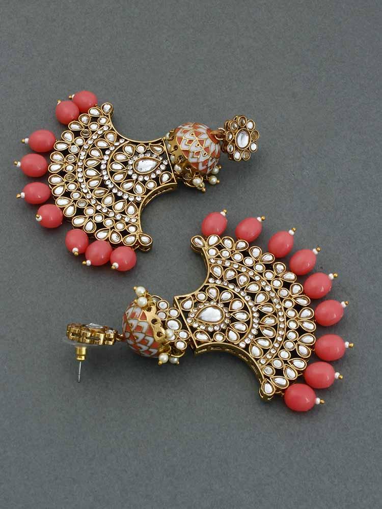 Coral Hamsini Chandbalis - Bling Bag