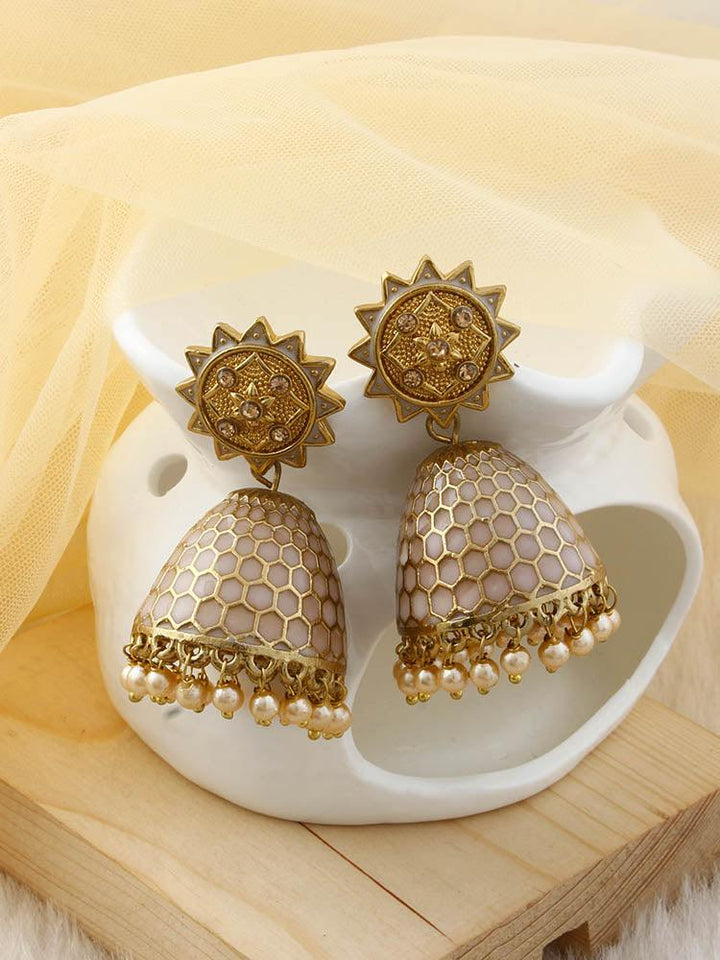 Crepe Bell Jhumkis - Bling Bag