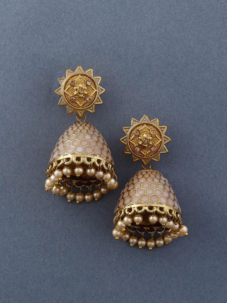 Crepe Bell Jhumkis - Bling Bag