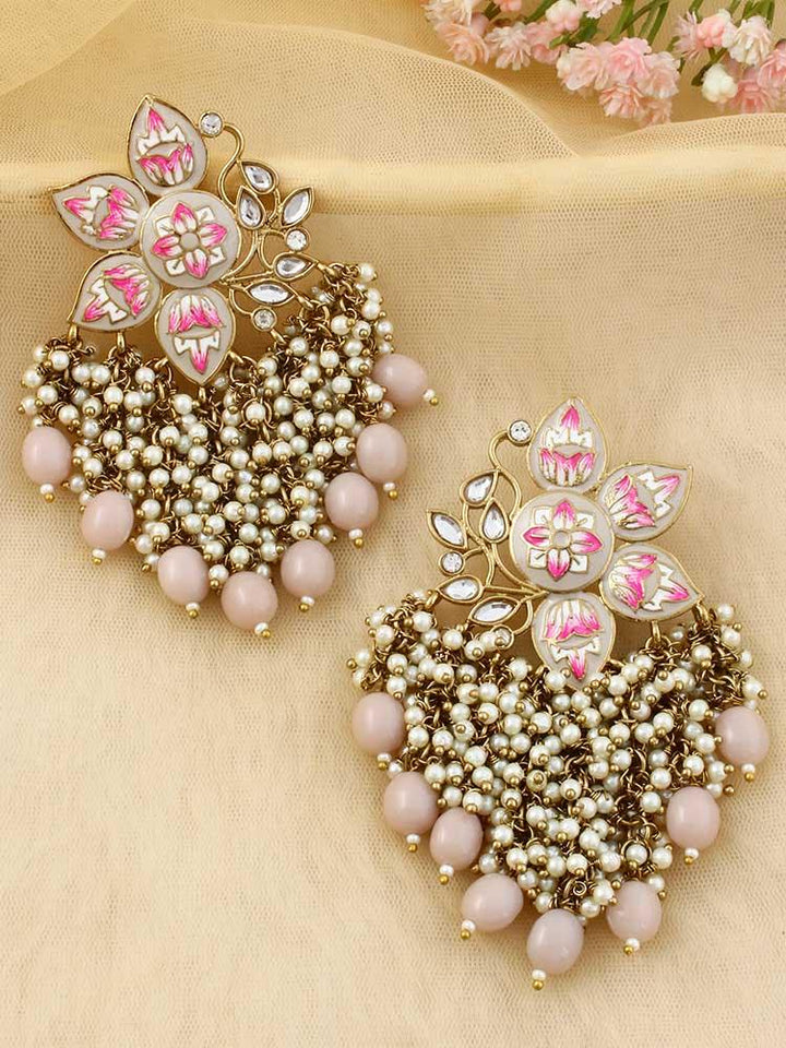 Crepe Chakrika Designer Earrings - Bling Bag