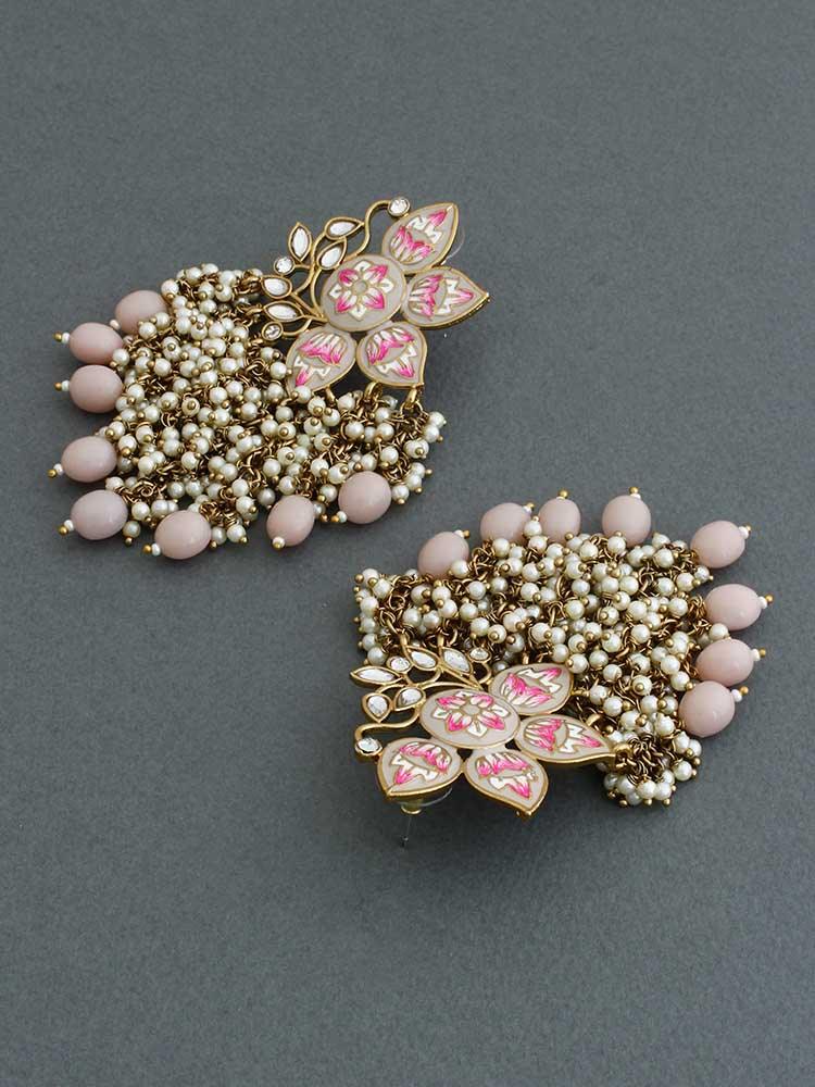 Crepe Chakrika Designer Earrings - Bling Bag