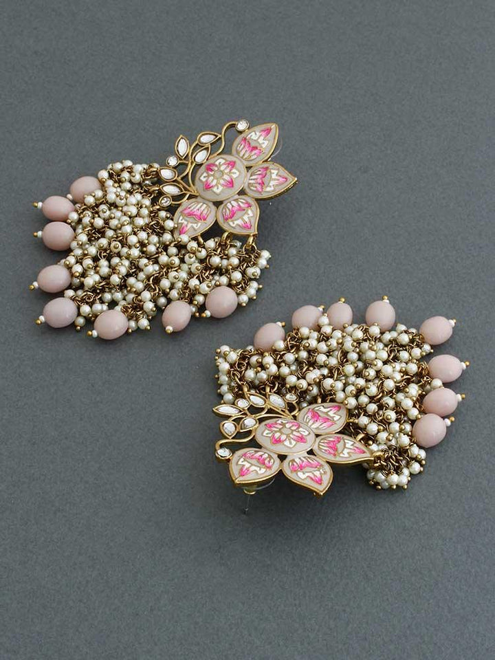 Crepe Chakrika Designer Earrings - Bling Bag