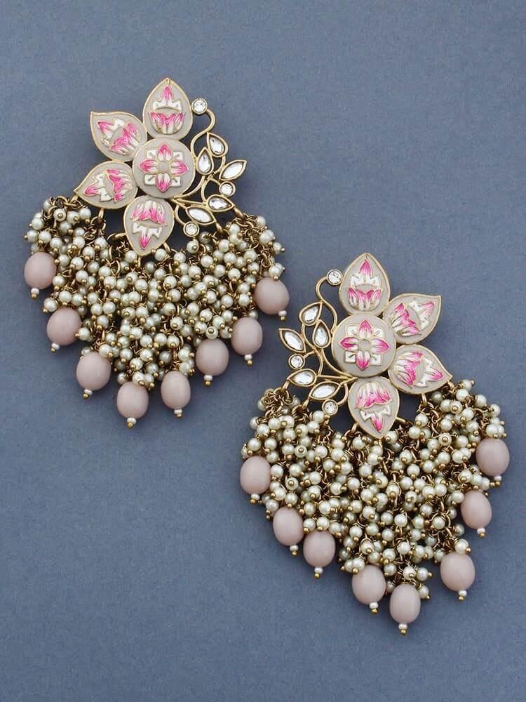 Crepe Chakrika Designer Earrings - Bling Bag