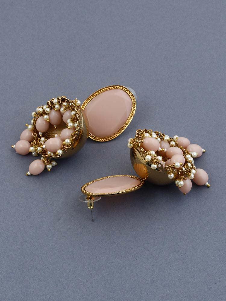 Crepe Magna Shesha Jhumkis - Bling Bag