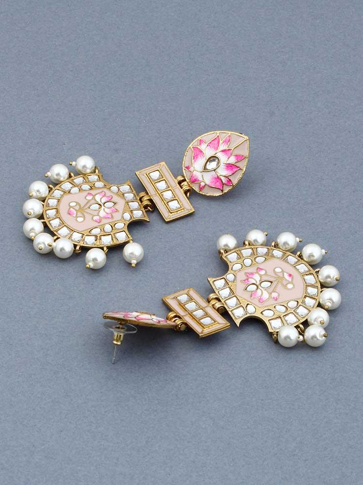 Crepe Pankaj Designer Earrings - Bling Bag