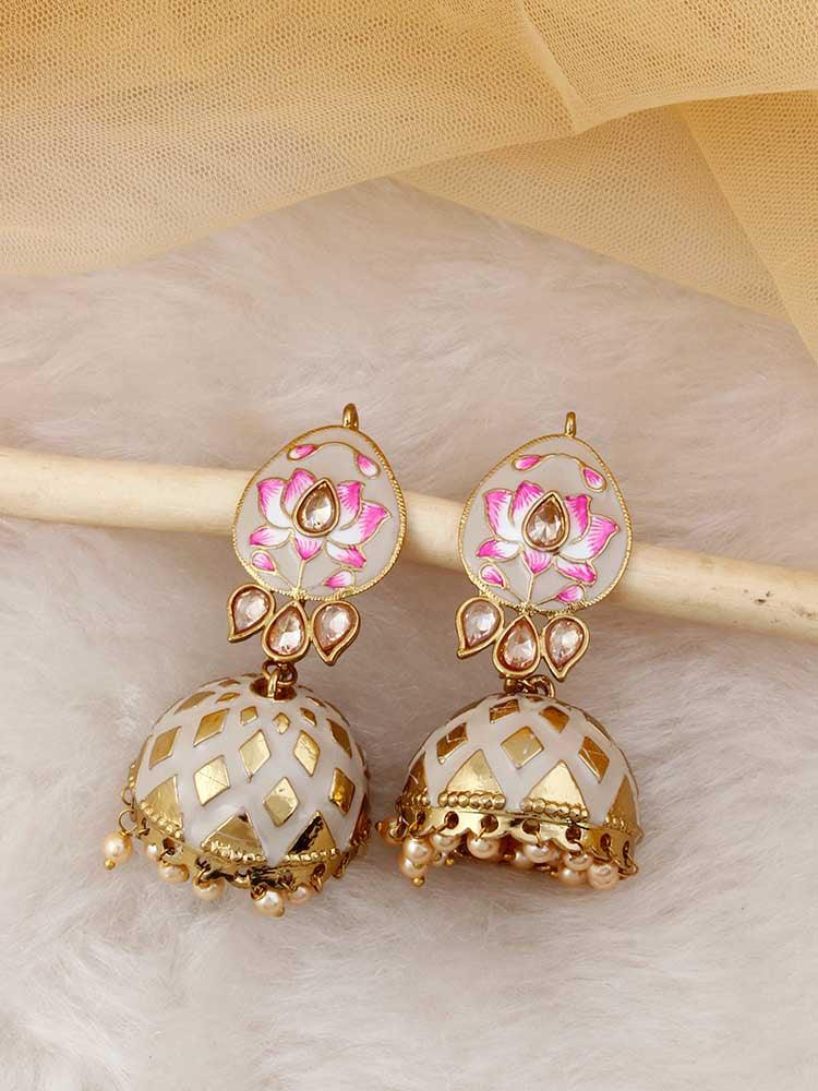 Crepe Rudra Jhumkis - Bling Bag