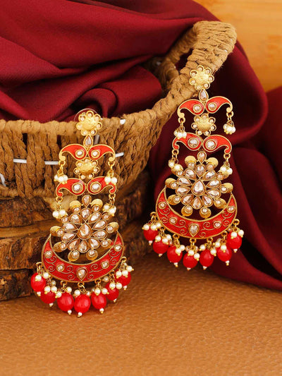 earrings - Bling Bag Cherry Jhula Designer Earrings