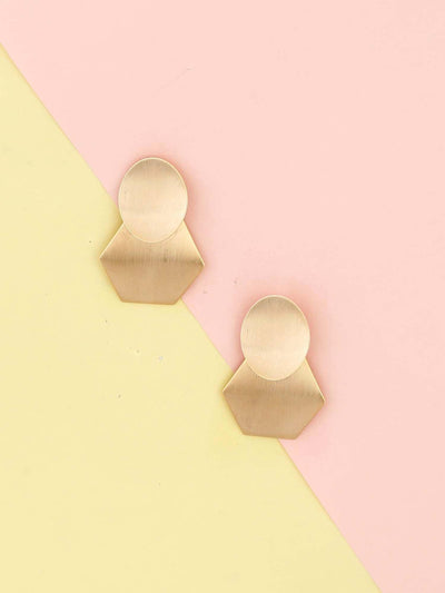 earrings - Bling Bag Cleo Hexagon Earrings