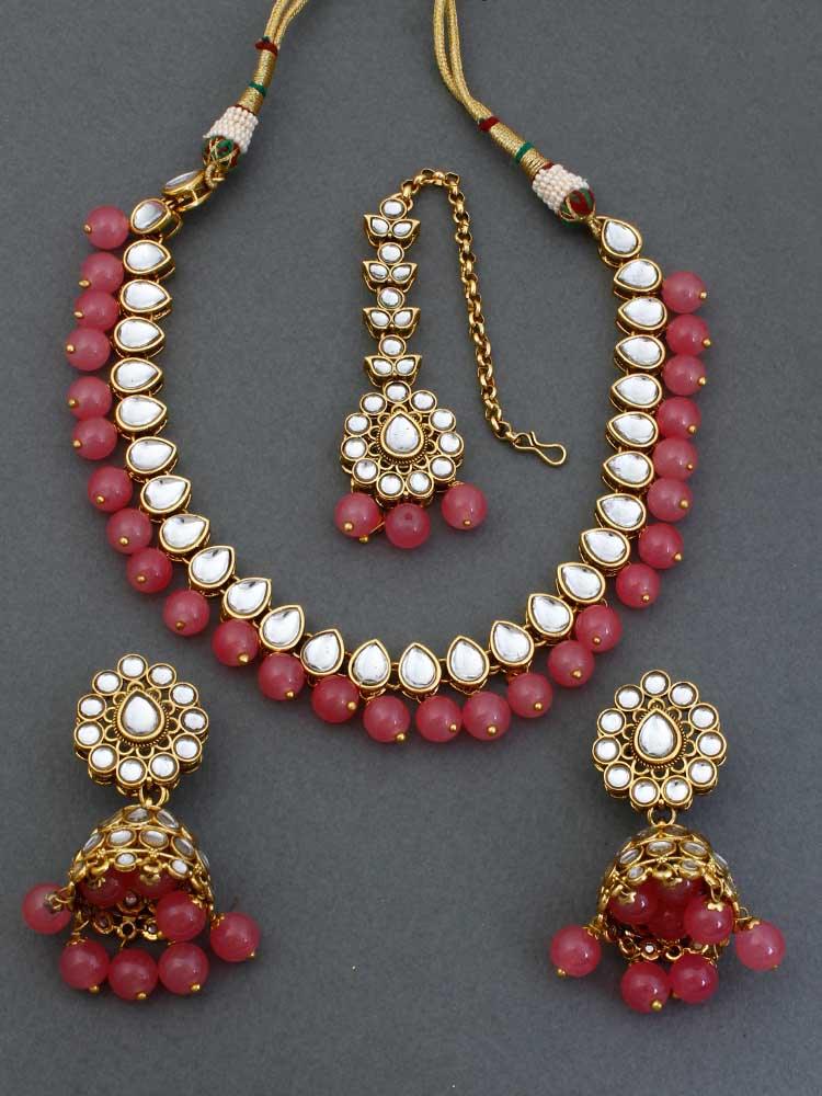 Coral Aaradhya Jewellery set - Bling Bag