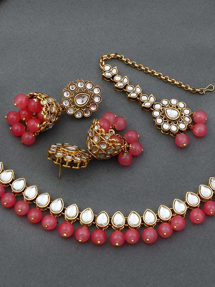 Coral Aaradhya Jewellery set - Bling Bag
