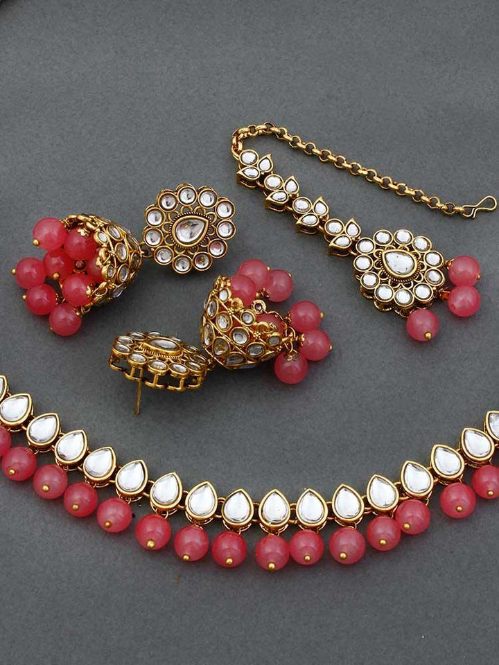 Coral Aaradhya Jewellery set - Bling Bag