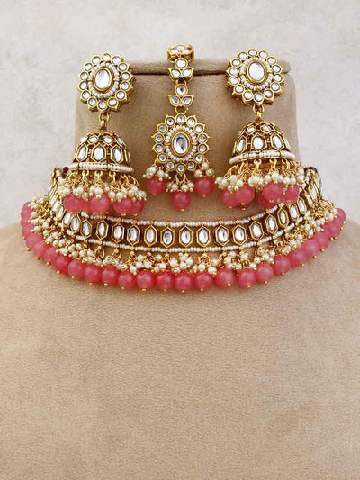 Coral Bhavika Jewellery set - Bling Bag