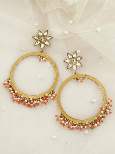 earrings - Bling Bag Coral Estera Dangler Earrings