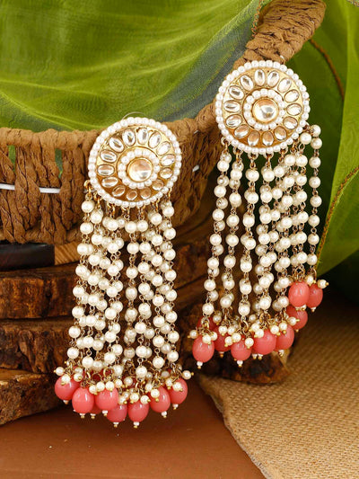 earrings - Bling Bag Coral Heer Designer Earrings