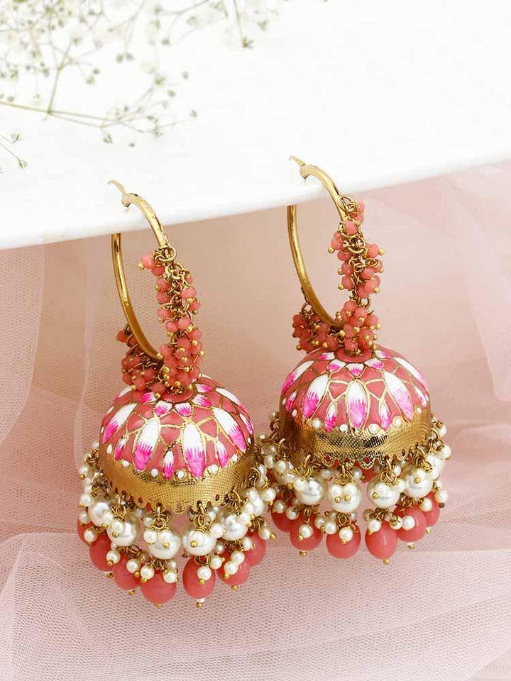 Coral Rajamani Jhumkis - Bling Bag