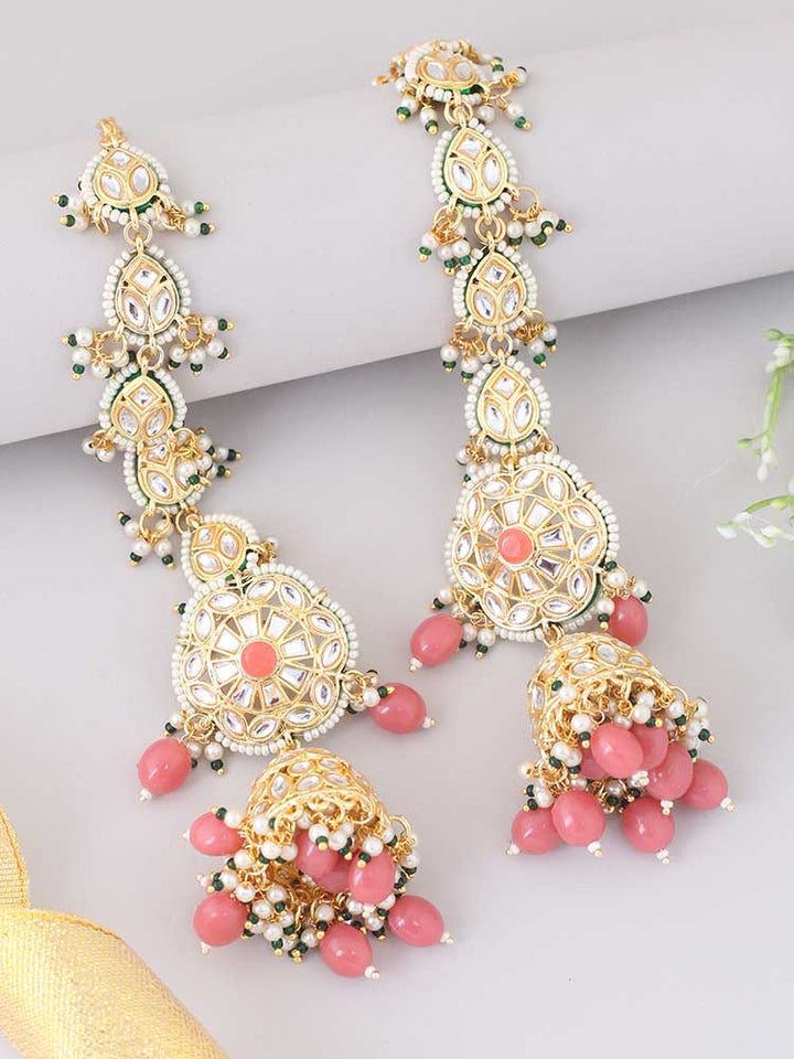 Coral Sayali Sahara Jhumkis
