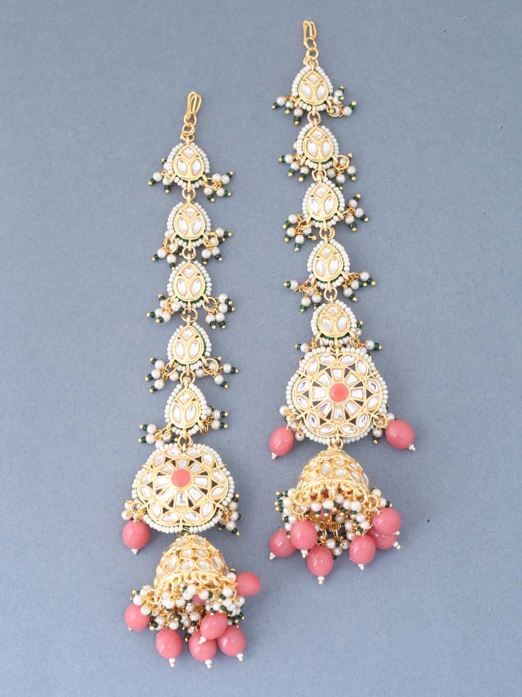 Coral Sayali Sahara Jhumkis