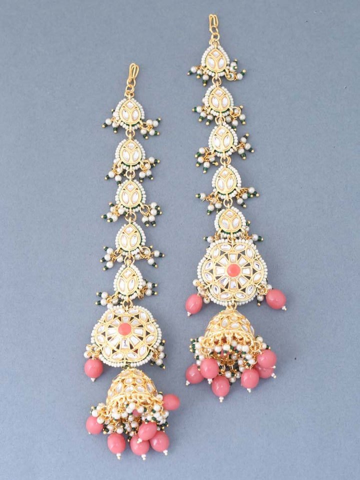 Coral Sayali Sahara Jhumkis