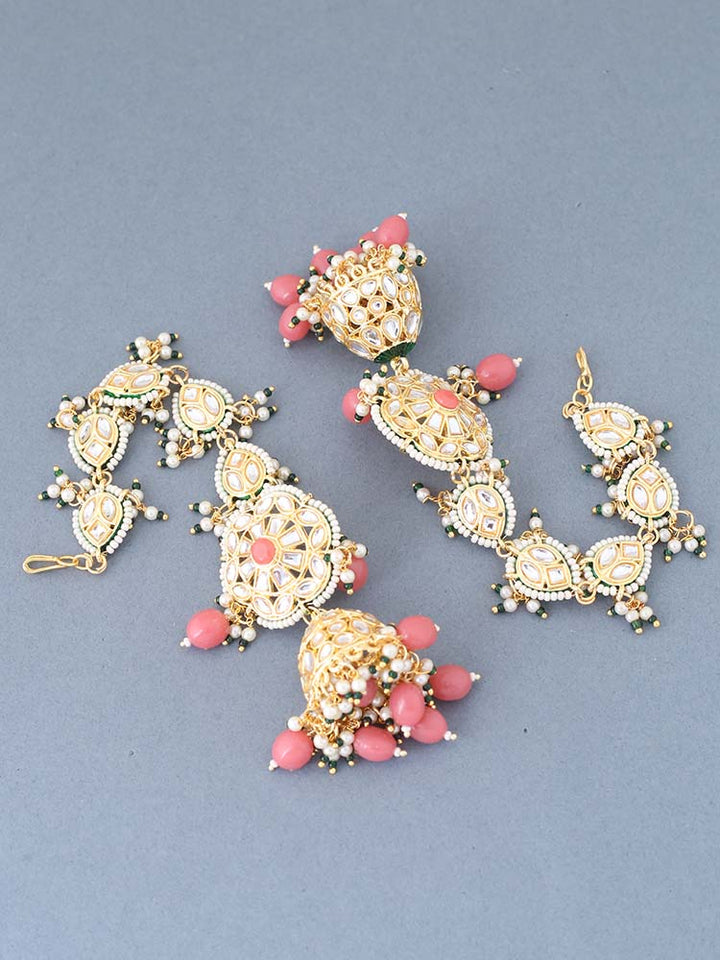 Coral Sayali Sahara Jhumkis