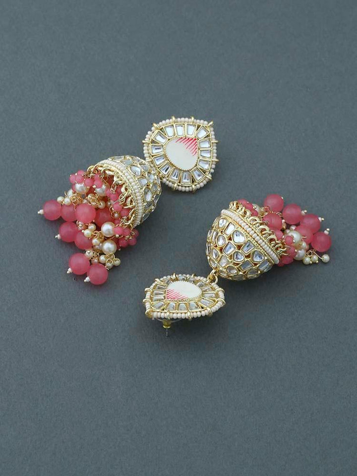 Coral Virupaksha Jhumkis - Bling Bag