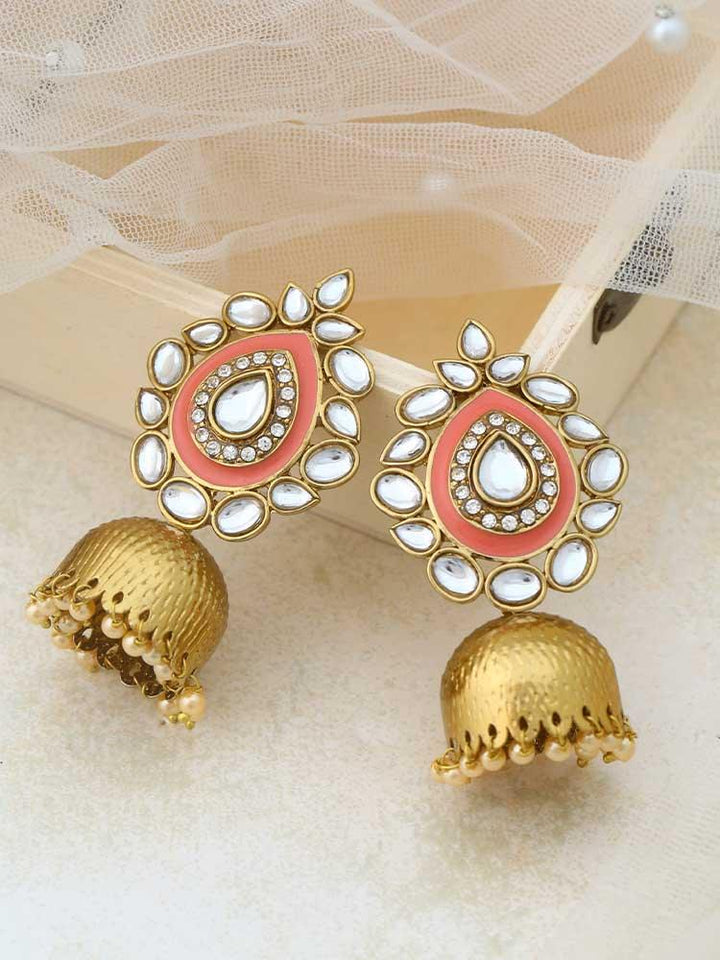 Coral Wardha Jhumkis - Bling Bag