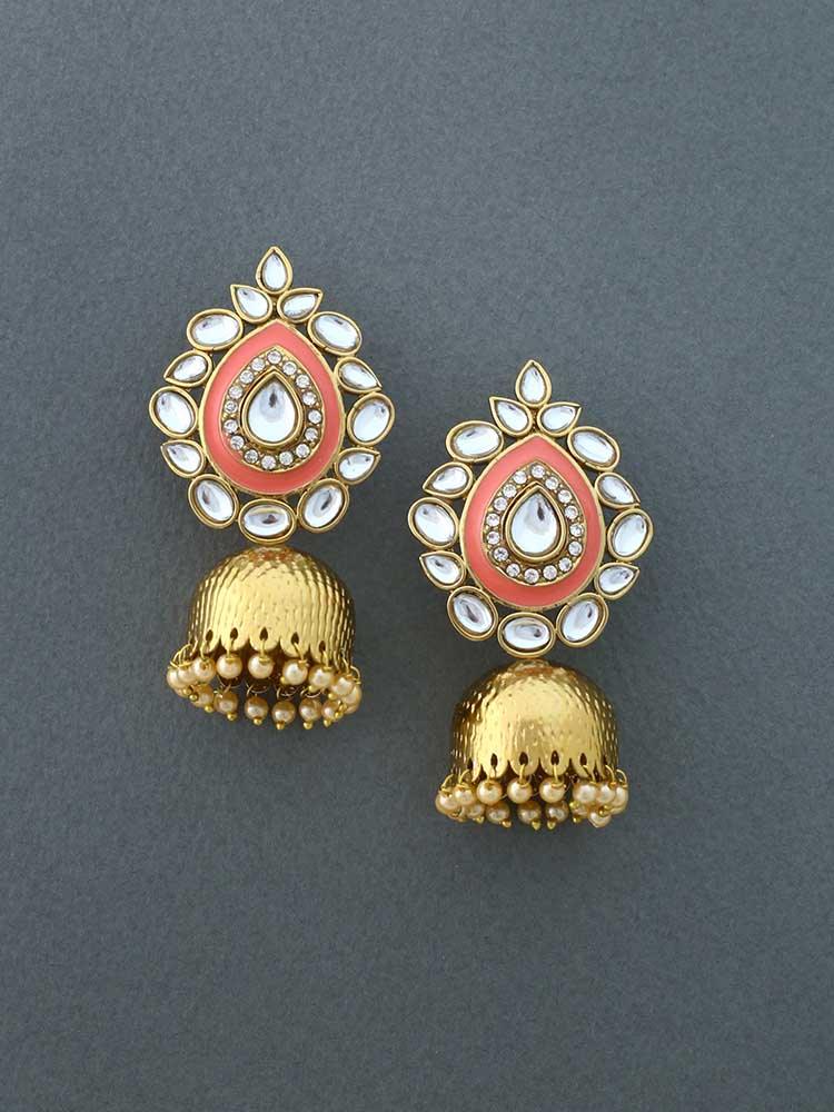 Coral Wardha Jhumkis - Bling Bag
