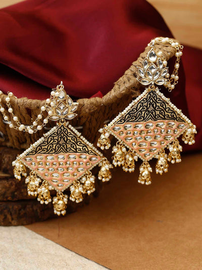 earrings - Bling Bag Coral Kite Designer Earrings