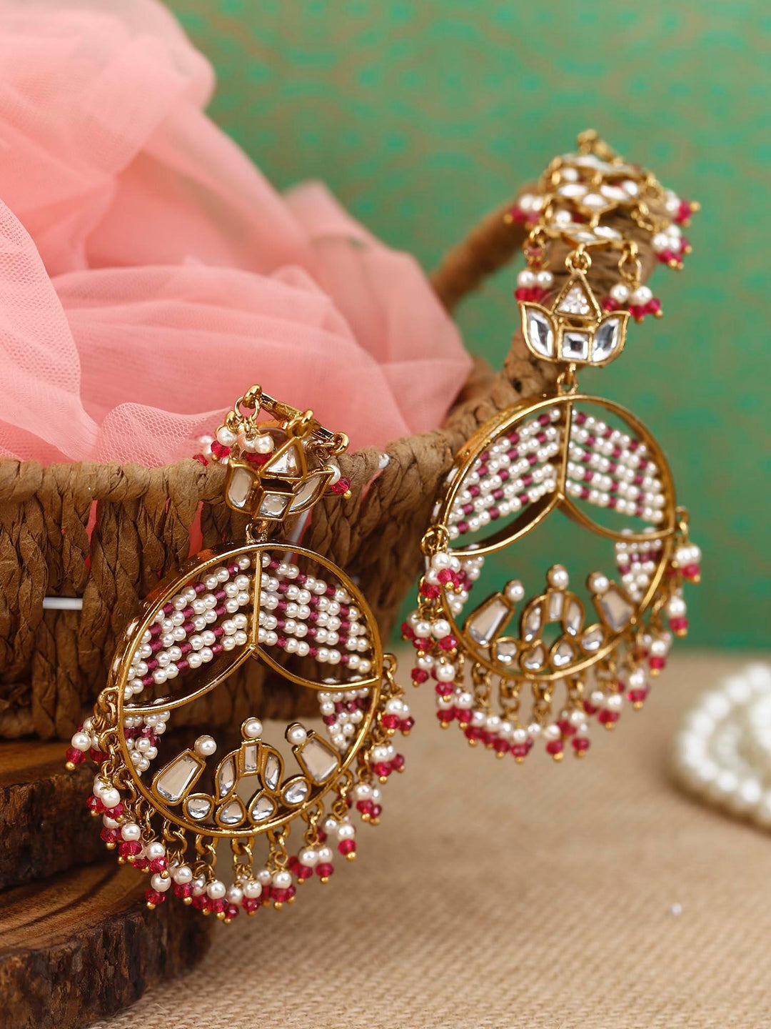 earrings - Bling Bag Ruby Sophia Designer Earrings