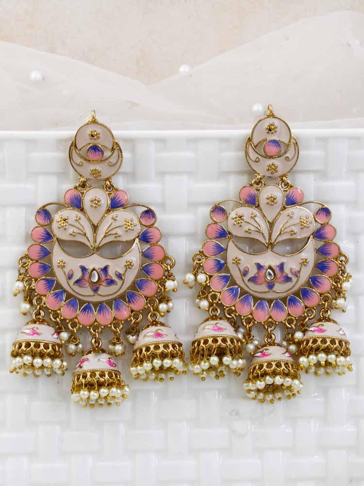 Crepe Berry jhumkis - Bling Bag