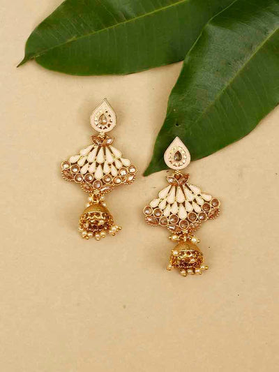 earrings - Bling Bag Crepe Nitara Jhumki Earrings