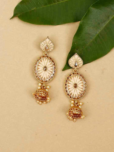 earrings - Bling Bag Crepe Noor Jhumki Earrings