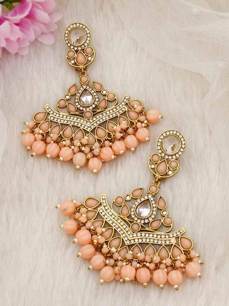 Peach Sara Chandbalis - Bling Bag