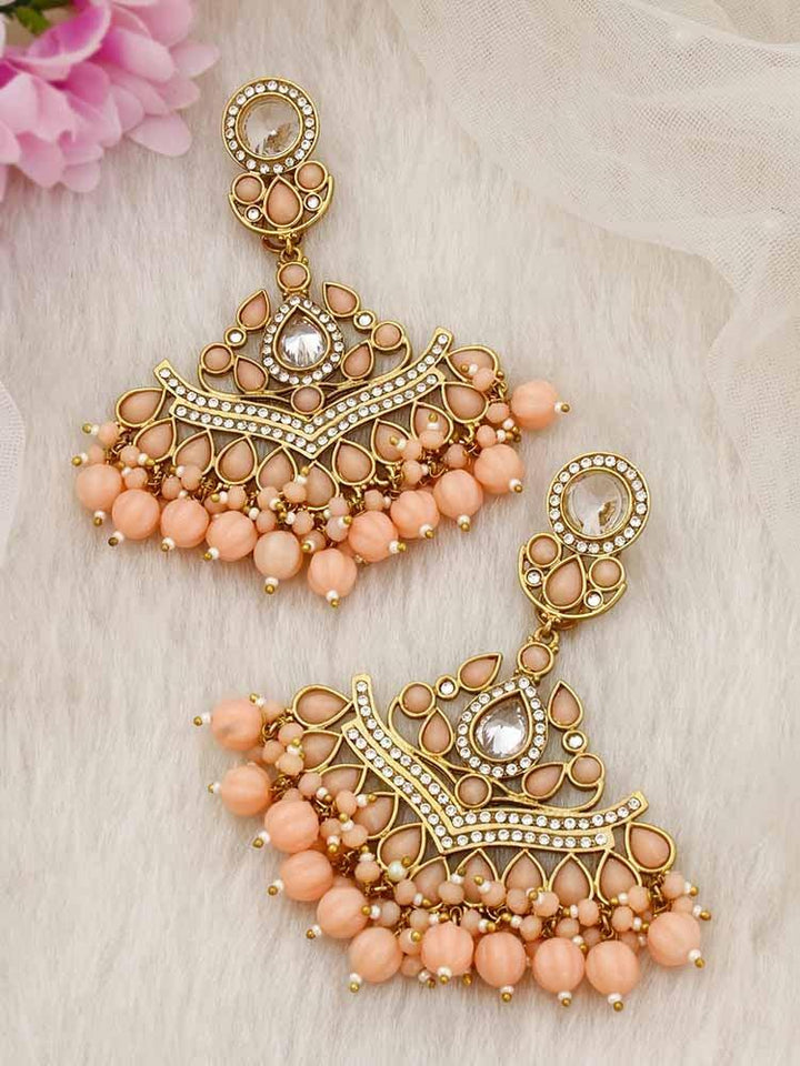 Peach Sara Chandbalis - Bling Bag