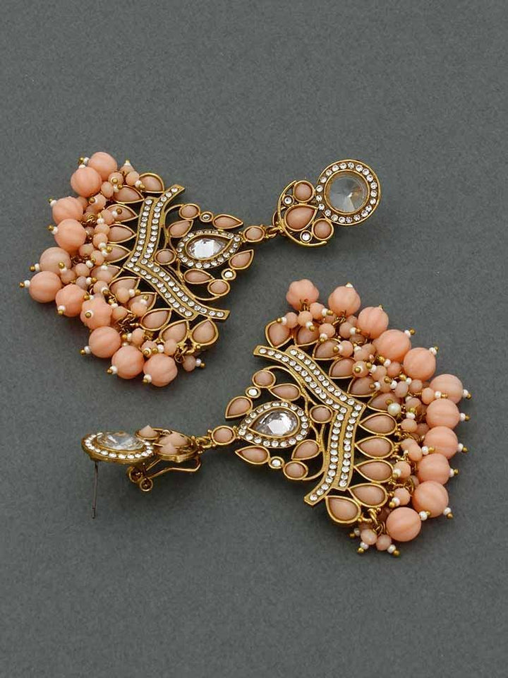 Peach Sara Chandbalis - Bling Bag