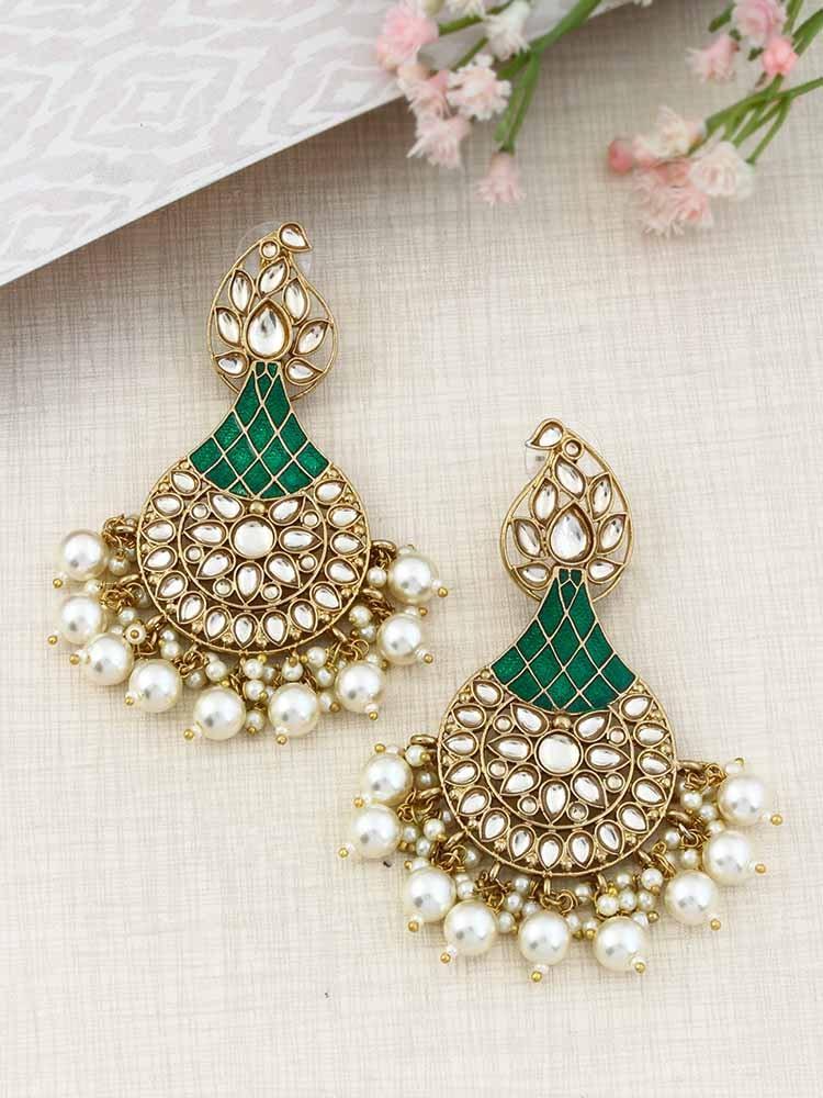 Emerald Boond Designer Earrings - Bling Bag