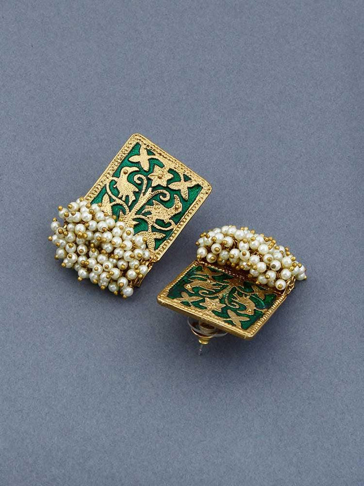 Emerald Gowri Studs - Bling Bag