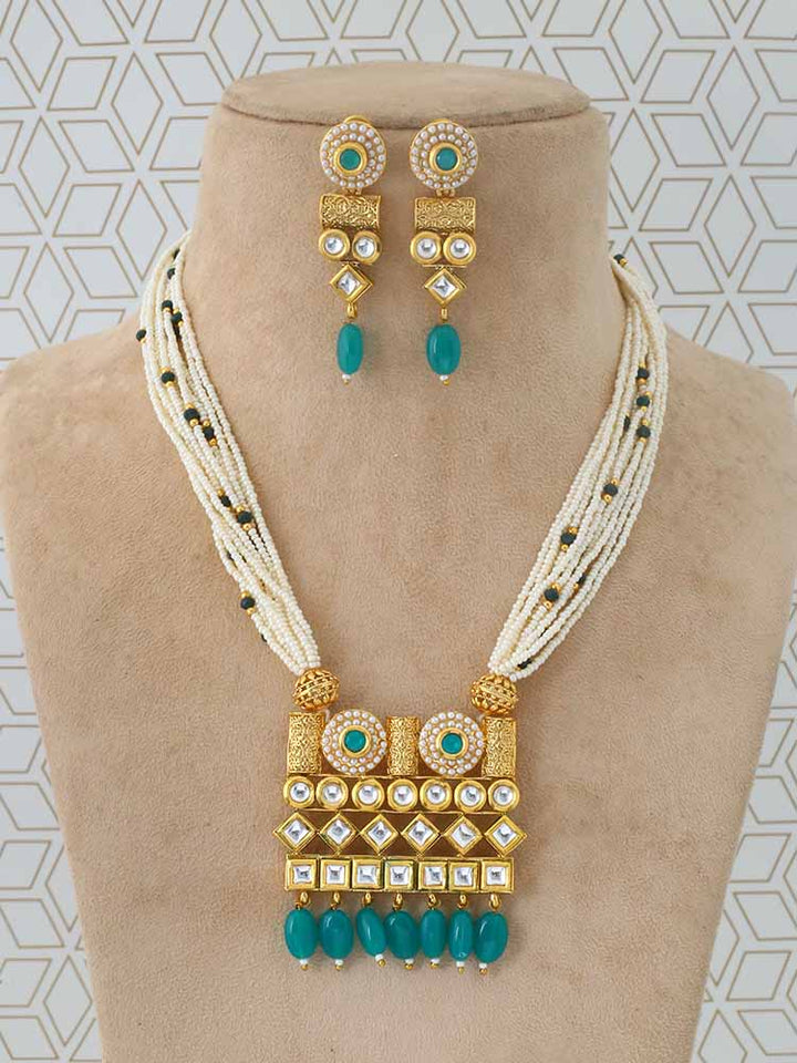 Jade Mekhala Jewellery Set