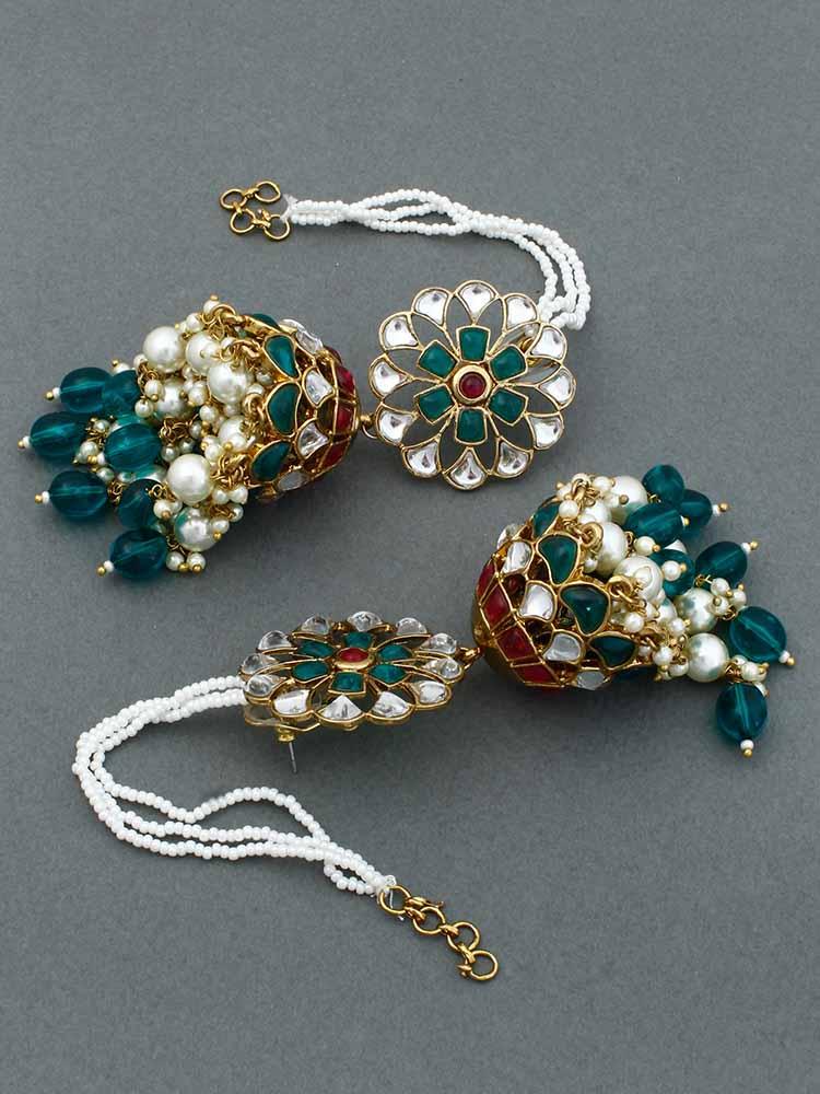 Emerald Rani Malka Sahara Jhumkis - Bling Bag