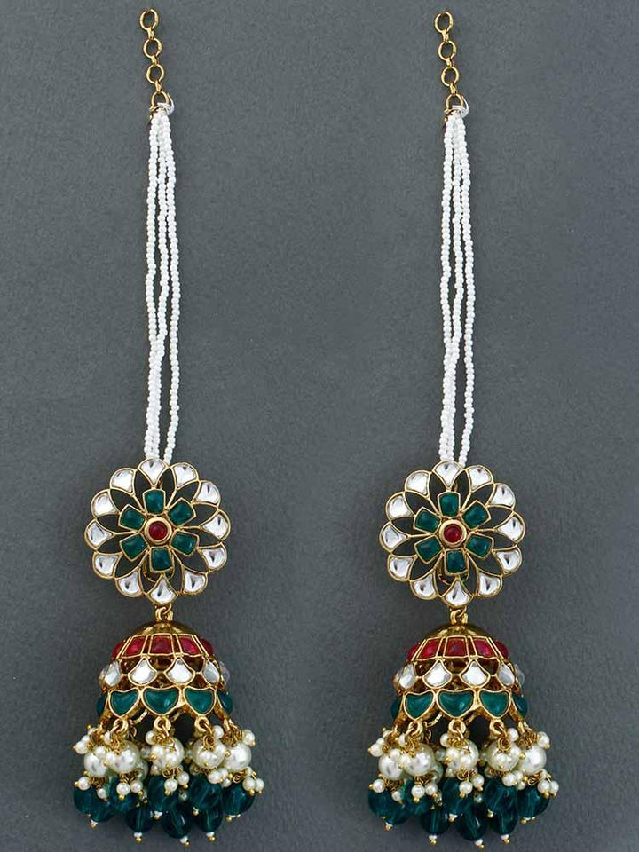 Emerald Rani Malka Sahara Jhumkis - Bling Bag