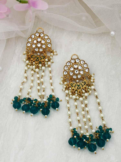 Emerald Anika Designer Earrings - Bling Bag