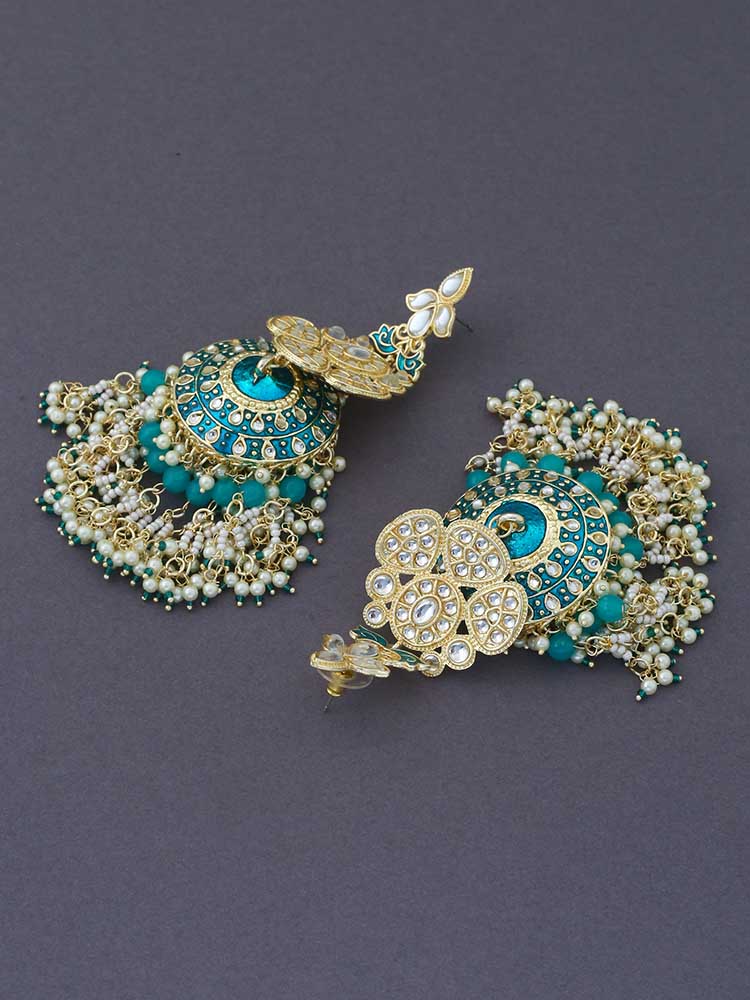 Peacock Anjulika Jhumkis