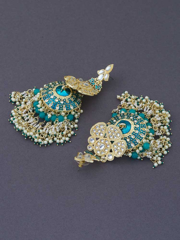 Peacock Anjulika Jhumkis