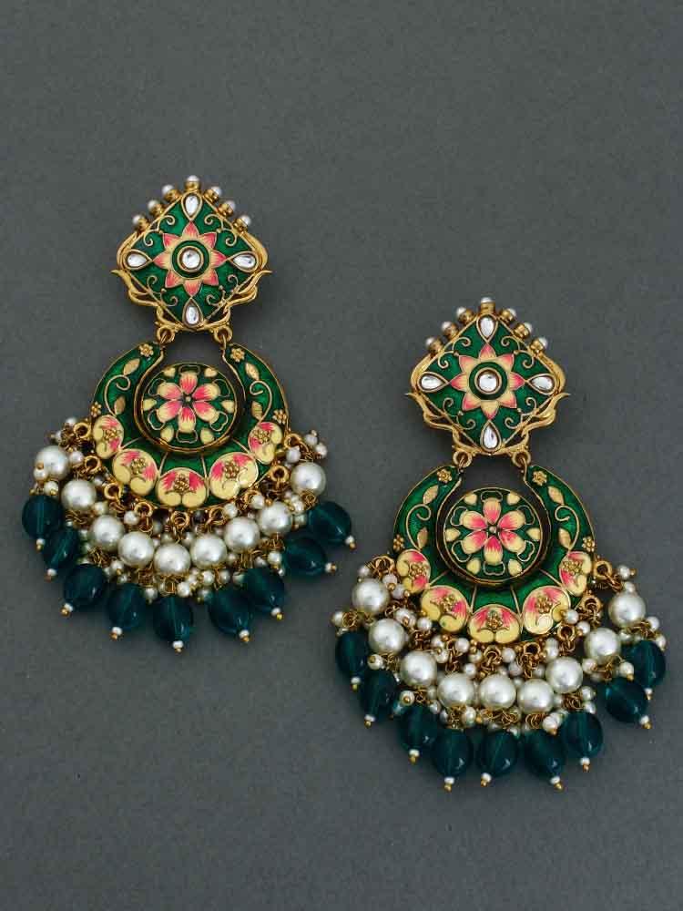 Emerald Bhanavi Chandbalis - Bling Bag