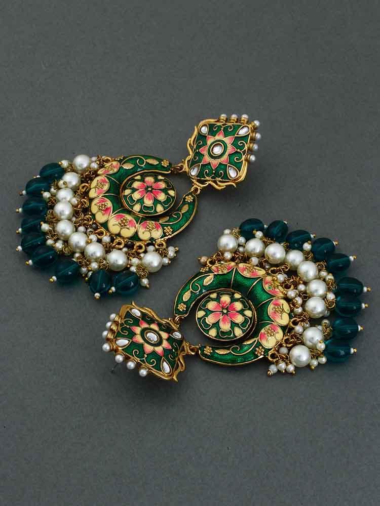 Emerald Bhanavi Chandbalis - Bling Bag